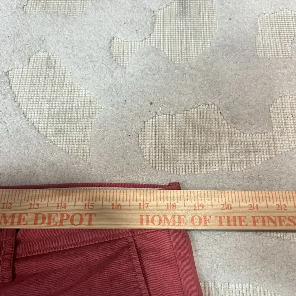 J Crew Oarsman Pants Mens Size 36x31 Salmon Red Chino Straight 1040 Athletic